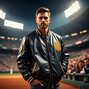 เสื้อแจ็คเก็ตขี่มอเตอร์ไซค์สำหรับผู้ชายหนังแกะเสื้อโค้ทไบค์เกอร์ซิปหน้ามีกระเป๋าหน้าสำหรับฤดูหนาว - Product Image 1