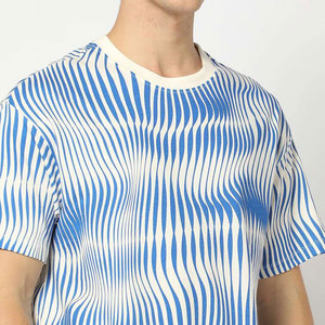 Camisetas de manga corta para hombre con impresión de logotipo personalizado de alta calidad Estilo personalizado con diseño en blanco de logotipo frontal - Product Image 6