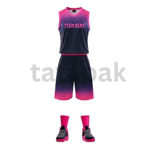 Vêtements de sport vierges Design unique Service OEM respirant Fait à la main Dernier style Uniforme de basket-ball pour adultes - Product Image 4