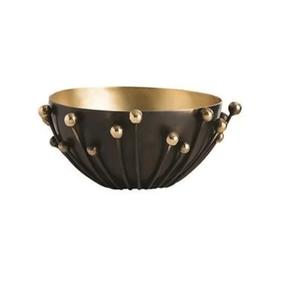 Tazón de fruta de almacenamiento de alimentos de forma personalizada pulido brillante ecológico hecho a mano decorativo comida postre servir tazón profundo de Metal - Product Image 2