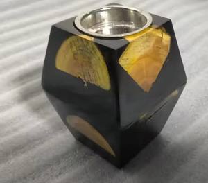 Quemador de Incienso de Resina de Lujo, Diseño Moderno con Patrón de Plantas, Porta Incienso Árabe Bakhoor, Decoración de Bodas, Hecho a Mano, Ecológico y Sostenible para el Hogar - Product Image 4