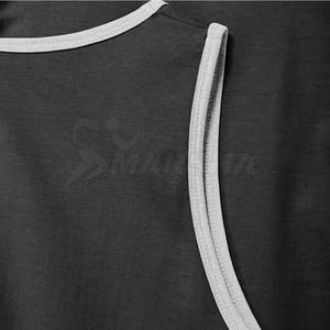 เสื้อกล้ามระบายอากาศสำหรับผู้ชายเสื้อกล้ามใส่ไปยิมสวมใส่สบายทำจากปากีสถาน - Product Image 4