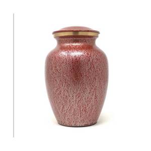 Urnas de cremación de metal más vendidas hechas en la India Suministros funerarios Urna de aluminio Artesanía de cremación en La India con alta calidad - Product Image 5