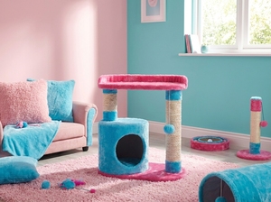 High Quality Amistar SkyCandy House Jute <b>Cat</b> <b>Tree</b> with 3 Levels <b>for</b> <b>Cats</b> - Product Image 2