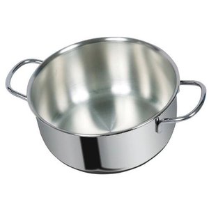 Casserole en acier inoxydable 16 cm DUNE 305 - Casserole durable pour la cuisine quotidienne - Product Image 1