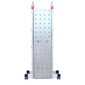 NVLG-45 Aluminum Portable Folding <b>Ladder</b> Modern Industrial Style for Outdoor Warehouse & Supermarket Staircase Use - Product Image 3