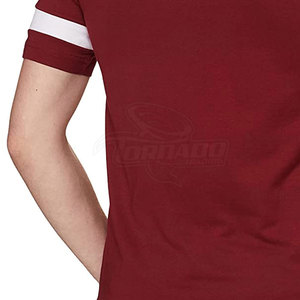 T-shirt en coton tricoté à col rond et manches courtes pour homme, respirant et à séchage rapide, vêtement décontracté - Product Image 5
