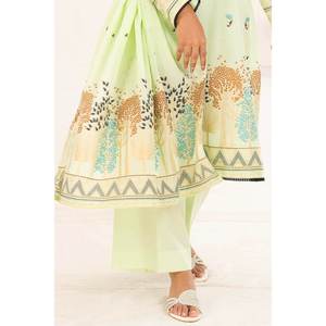 Traje Casual de 3 Piezas sin Costuras en Jacquard Verde para Mujer - Product Image 1