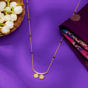 Mangalsutra Moderno de Oro y Diamantes Heritage Wati para Mujer - Product Image 1