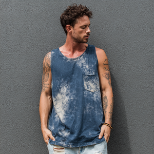 Muscle Fit Bodybuilder Vest Top <b>Men</b> Vintage Washed <b>Trainer</b> Tank Top <b>Men's</b> Workout Fitness Exercise Washed Vest Top Boys - Product Image 4