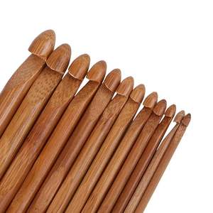 Ganchillo de madera dura resistente para mayor durabilidad, ganchillo artesanal hecho de madera sostenible a precio económico. - Product Image 5