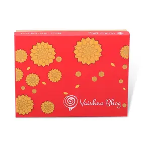 Vendita diretta in fabbrica confezione di carta confezione regalo rigida dolce dimensioni e forma personalizzate imballaggio scatola di carta esportatore dall'india