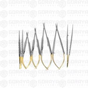 Micro Instruments dentaires de chirurgie buccale CASTROVIEJO PORTE-AIGUILLE 14cm 16cm 18cm CISEAUX CASTROVIEJO 18cm PINCE 15cm 18cm CHAUDE - Product Image 1