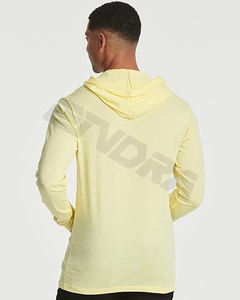 T-shirt à manches longues pour hommes 2021 mode T-shirt hommes vêtements décontracté mince à capuche cou à capuche en gros t-shirt - Product Image 3