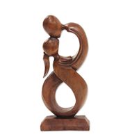 Sculpture de table en bois moderne faite à la main de qualité supérieure, figurine artistique, table basse, décoration intérieure, accent pour salle à manger