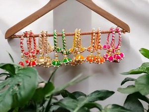 Fiesta de boda india Favor borla brazaletes hilo sedoso brazalete conjunto para damas de honor para Ramadán Día DE LA MADRE Navidad Diwali - Product Image 2