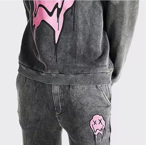 Survêtements personnalisés pour hommes les plus vendus survêtements de lavage à l'acide pullover fabriqués au Pakistan survêtements de lavage à l'acide - Product Image 5