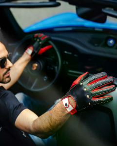 Gants de conduite en cuir de chèvre confortables et ajustés, vente chaude, logo personnalisé, nouveau design d'hiver avec cuir véritable - Product Image 2