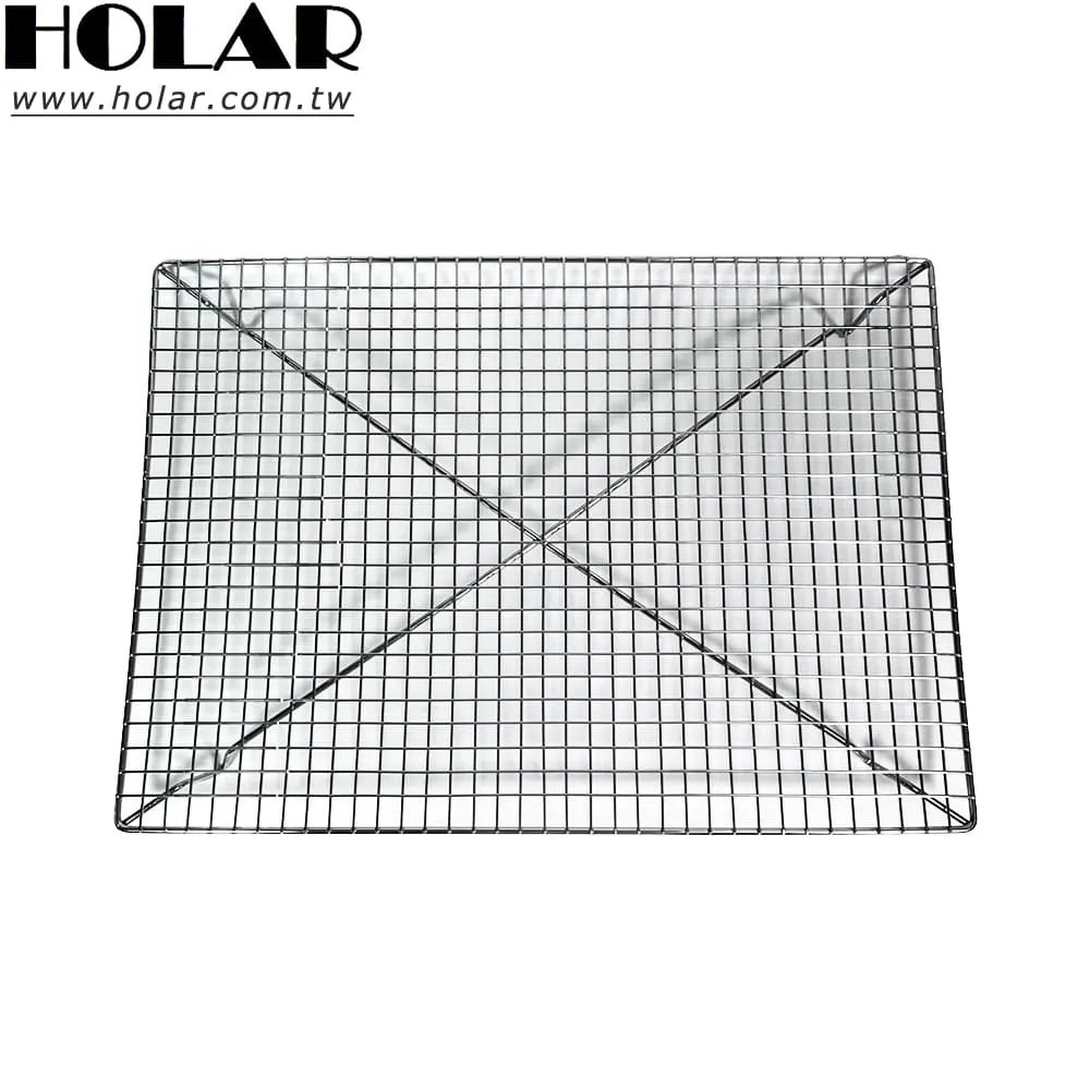 [Holar] Taiwan Made 18 Inch Stainless Steel Square Cooling Rack for Pastry Cake Cookies