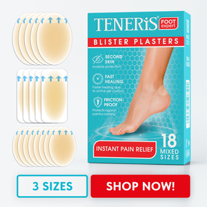 Pansements TENERIS en blister, 18 tailles mixtes, seconde peau, cicatrisation rapide, anti-frottement, soulagement instantané de la douleur, certifiés TUV Classe I - Product Image 2
