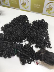 Rizo de agua Super doble 22 ''Extensiones de cabello humano Remy crudo Rizado a granel Cutícula alineada Vietnamita Gran stock Best Seller - Product Image 6