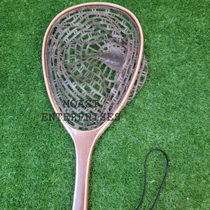 Red de Aterrizaje para Pesca con Mosca al Aire Libre, Red de Trucha, Marco de Madera con Red de Goma Fundida a Mano, Red de Pesca para Aterrizaje de Thor - Product Image 1