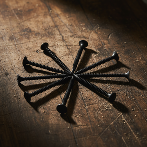 Tornillo para Paneles de Yeso Clase 8.8, Métrico/Pulgadas, Rosca Estándar, Cabeza Phillips, Acero al Carbono/Acero Inoxidable con Recubrimiento de Fosfato Negro/Gris, Tipo Pan/Bugle - Product Image 1