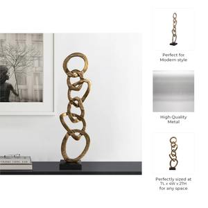 Objeto Decorativo de Metal de Primera Calidad, Aspecto Artístico, Multiusos, para Decoración Contemporánea del Hogar y la Oficina, de la India - Product Image 2