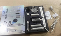 Styler capillaire ionique pliable 8-en-1 1400W avec moteur sans balais, fer à boucler et brosse volumisante, logo personnalisé, multi-styler de salon