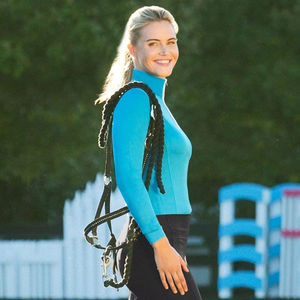 Pantalon d'équitation à manches longues pour femme personnalisable, style western écologique, logo personnalisé, couche de base équestre, taille haute - Product Image 3