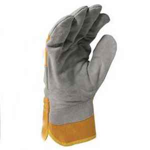 Gants de travail en cuir de haute qualité en gros peau de vache avec tissu doux vente à chaud meilleures caractéristiques nouveaux gants de travail en cuir - Product Image 3
