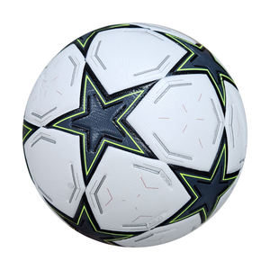KHASON Custom Logo Size 5/4 Thermal Bonded PU Eco-Friendly Durable Soccer <b>Ball</b> Gold Adults Training Football Factory Wholesale - Product Image 3