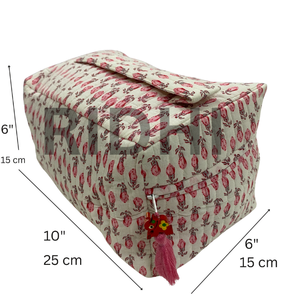 Eco-Friendly <b>Blush</b> for Quilted Cotton Canvas for <b>Bag</b> Front Handle Zipper Reusable Custom Logo Printed Daily Shopping Large - Product Image 2