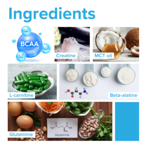 OEM Personalizado Etiqueta Privada Nutrición Deportiva Adultos Creatina MCT Aceite Glutamina Amino Polvo Herbal - Product Image 2