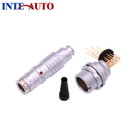 Connecteur FGG coudé série K 2 3 4 5 6 7 8 10 broches circulaire Push Pull ZGG.1K.304.CLAC50Z IP68 connecteur étanche