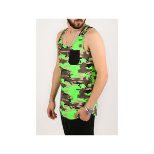Nouveau design de fitness pour hommes avec poche et fitness sans manches disponible à la meilleure qualité - Product Image 3