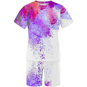 Pantalones cortos de salón con gráfico de sublimación para hombre, pantalones cortos de sublimación personalizados a todo color, pantalones cortos atléticos de poliéster estampados para hombre - Product Image 1