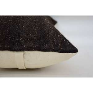 12x20 pouces marron tissé Kilim Patchwork laine oreiller luxe Vintage impression carré Design Portable plume pour literie sol - Product Image 4