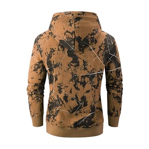 Hommes de haute qualité meilleur prix automne hiver pull décontracté tie-dye sweats à capuche 100% coton brodé Technique - Product Image 5