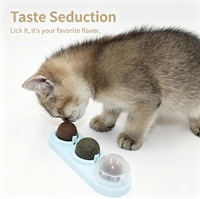 Balle rotative à la catnip, friandises et snacks pour chatons et chats d'intérieur, jouets interactifs pour chatons en pleine dentition, ensemble d'outils de vente en gros