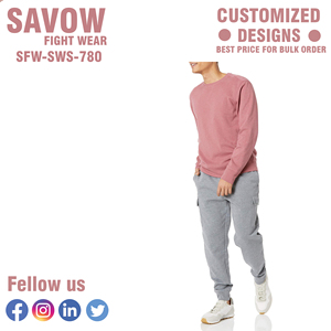 เสื้อสเวตเตอร์ผู้ชาย100% ใส่ได้ทั้งชายและหญิงผ้าคอตตอนไหล่360กรัมไซส์ใหญ่พิเศษ - Product Image 4