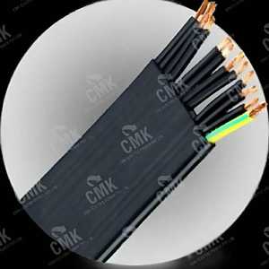 Cable plano de adorno de 750V, 16 AWG GI, transmisión de energía duradera de alta flexibilidad para ascensores y maquinaria industrial - Product Image 4
