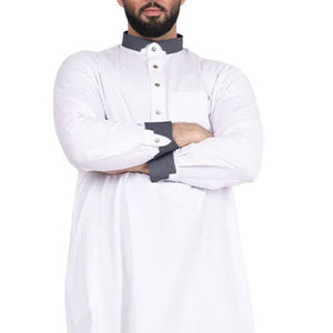 High Quality Men's Jubba New Design <b>Islamic</b> Fashionable <b>Clothing</b> for Adults Direct Factory Custom Logo Wholesale Price - Product Image 6