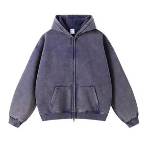 Sudadera con Capucha Unisex, Sudadera Extra Grande de Estilo Urbano para Hombre, Sudadera con Capucha Holgada con Lavado Ácido para Hombre - Product Image 6