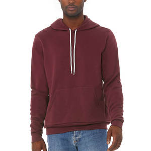 Sudaderas con capucha de lana para hombres Sudadera con capucha Essentials de manga larga Sudaderas de entrenamiento atlético activo de algodón - Product Image 3