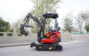 ENVÍO GRATUITO, Miniexcavadora de Orugas de 2.5 Toneladas, Nueva, con Certificación EPA y CE, Motor Kubota D1105 de 35 hp, ROPS Abierto, Pulgar Hidráulico - Product Image 2