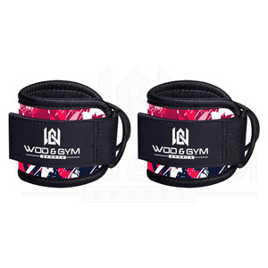 Machines de câble d'entraînement de gymnastique Offre Spéciale Double anneau en D sangles de cheville en néoprène réglables manchettes de câble d'entraînement produits de sécurité de Fitness - Product Image 1