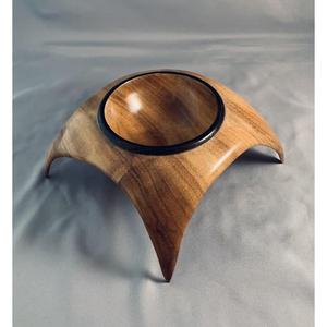 Cuenco de Acacia de diseño multifunción, fácil, portátil, muy ligero, cuencos de madera decorativos para mascotas, cuenco de alimentación y taza antideslizante - Product Image 4