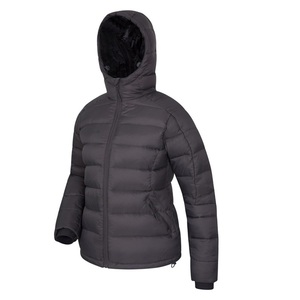 Chaqueta Acolchada Transpirable de Invierno para Hombre, Cuello Alto de Lona, Logotipo Frontal, Cálida e Informal - Product Image 5