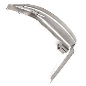 Hojas desechables de laringoscopia de fibra óptica de un solo uso de acero inoxidable compatibles con asas estándar intubación segura de las vías respiratorias - Product Image 2